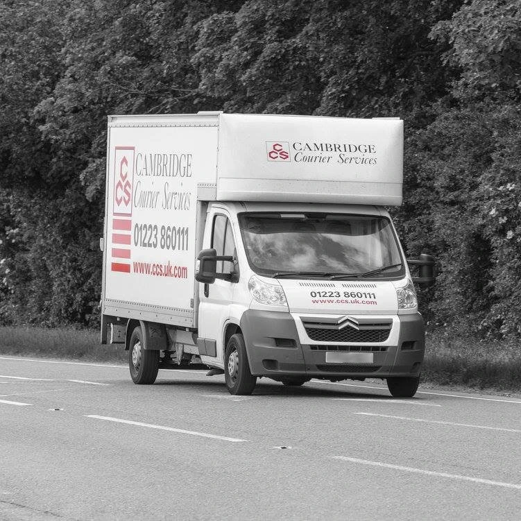 Cambridge Courier Services hardside Luton van