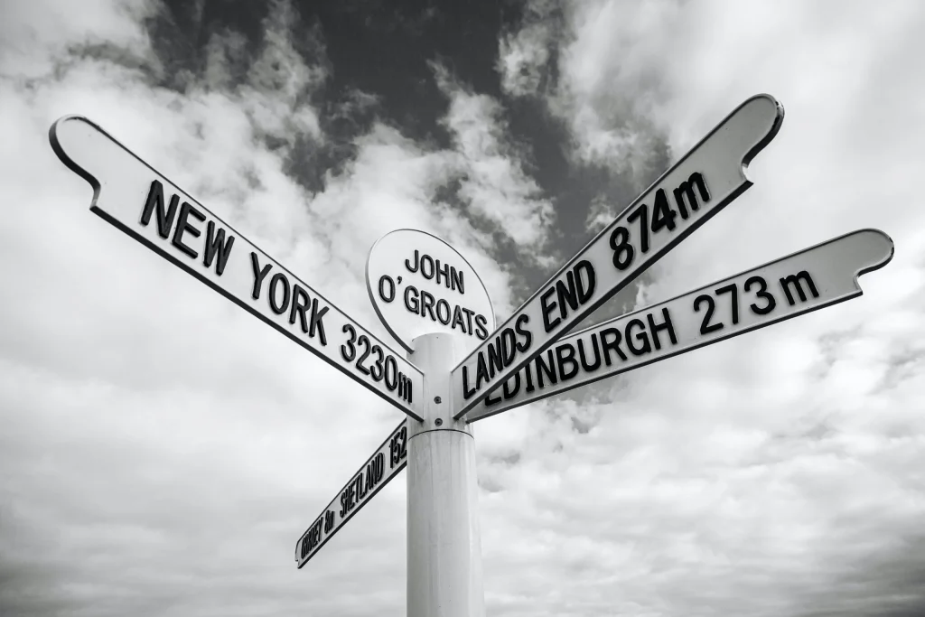 John 'o' Groats sign
